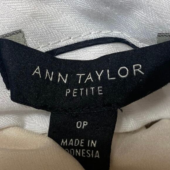 Ann Taylor Women's Beige Skinny Leg High Waist Khaki Chino Trousers Pants Size 0 - Picture 4 of 5